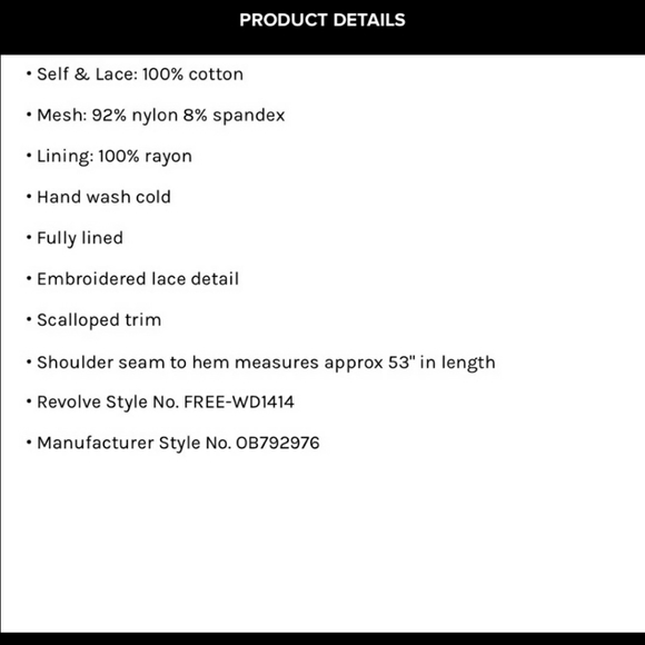 🌼 Free People NWOT "caught your eye" maxi dress - Picture 14 of 15